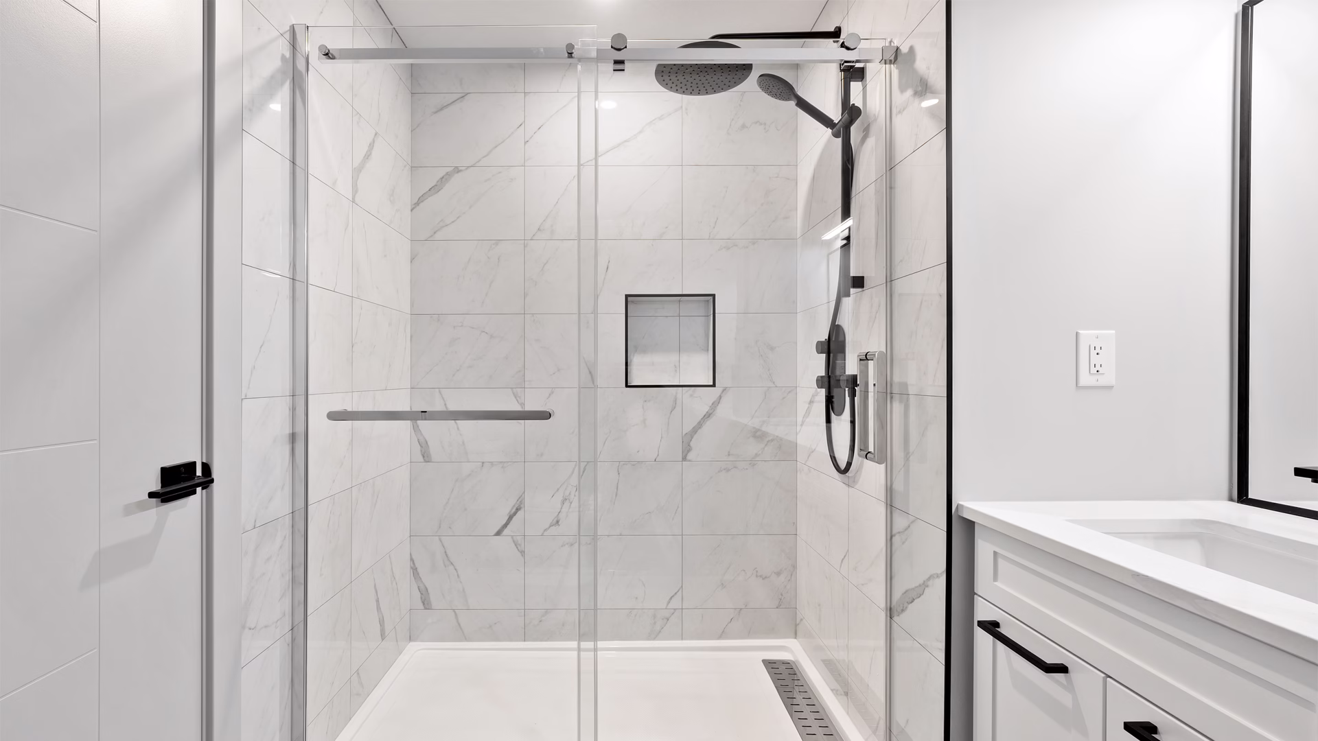 bath remodel new bathroom white bathroom marble bathroom